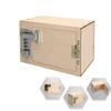 DIY Wooden Password Box for Kids Assembling Code Box Scien School Projects Experiment Kits Scien Toys STEM Educational Toys