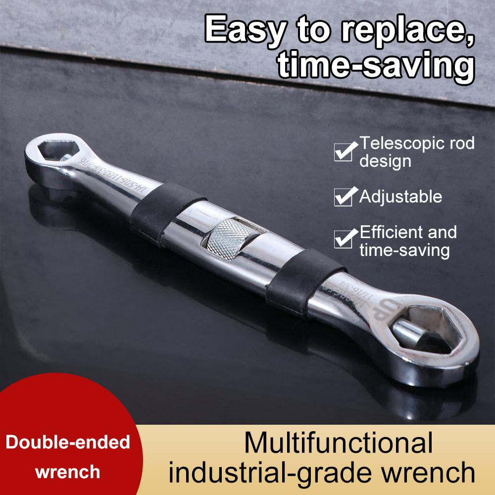 7-19mm Universal Wrench CR-V Key Flexible Hand Tool Adjustable Spanner  Multitools