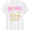 Mama Carousel Party 1st First Birthday Girl Family Matching T-Shirt