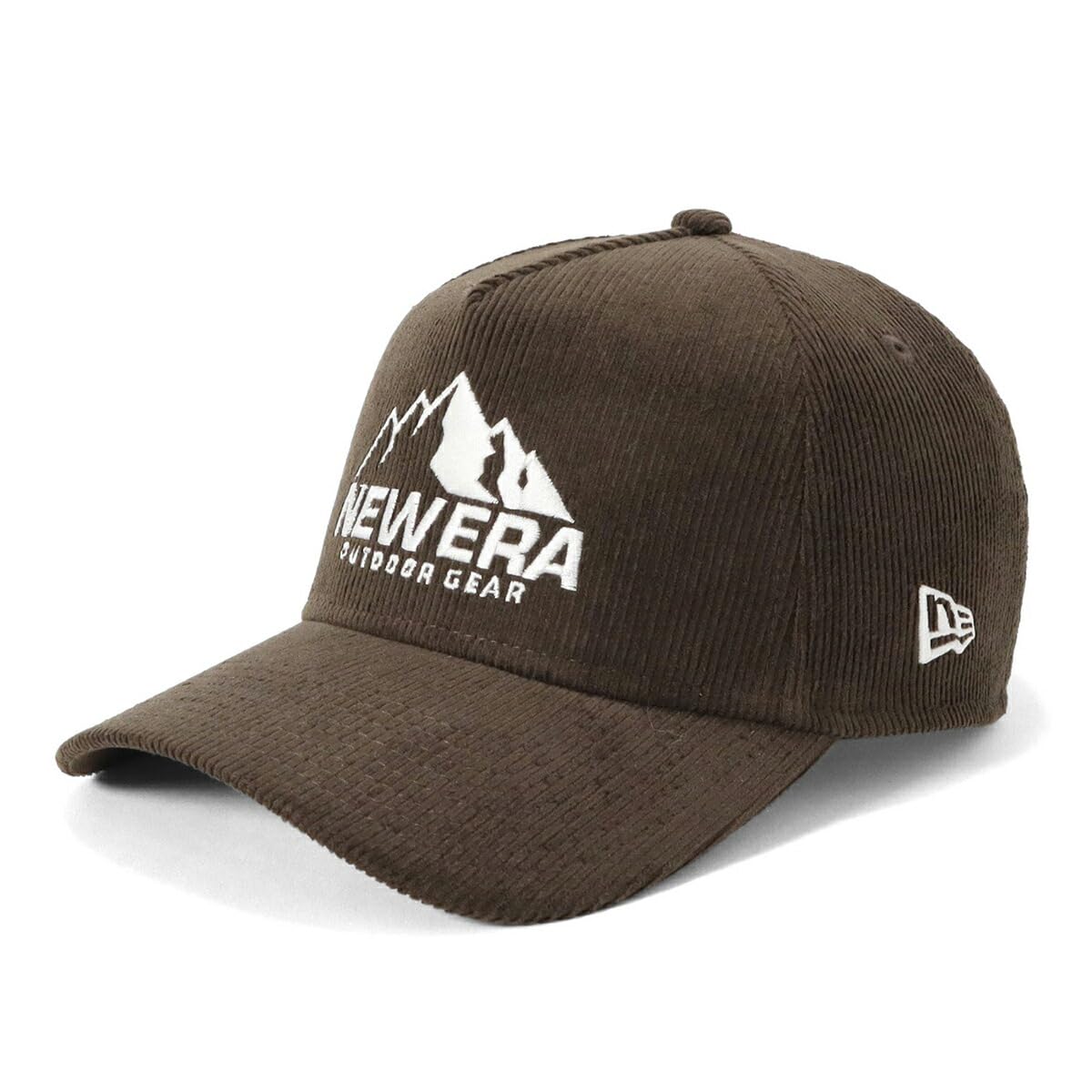 New Era Outdoor Corduroy Free Size OD Corduroy with MT WLT Cap, Walnut, 940AF, Logo,