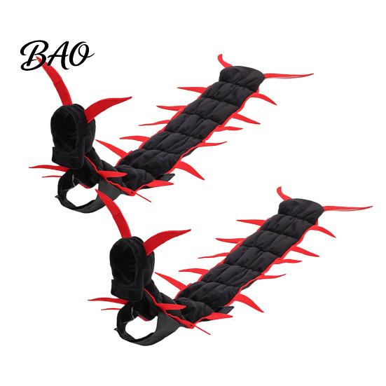 3D Crawling Insect Suit 2Pcs Centipede-Look Cat Costumes, Halloween Pet Cosplay Outfit, Costume for Small Pets Multi-Leg Funny Apparel Cats, Parties,