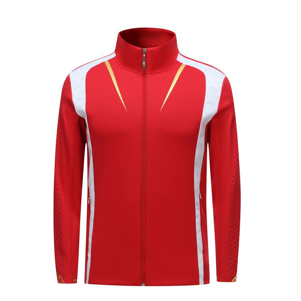 Captain China Tracksuit Set - Unisex Long Sleeve Jacket and Pants for Casual, Ceremonial, and Training Use In Autumn