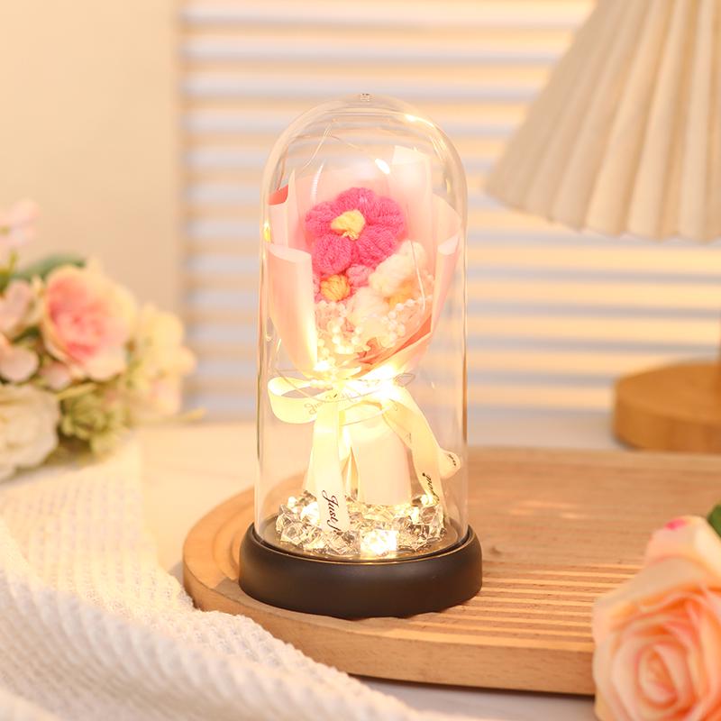 Rose Bouquet Night Light – Ideal Birthday Gift for Women, Friends, or Classmates
