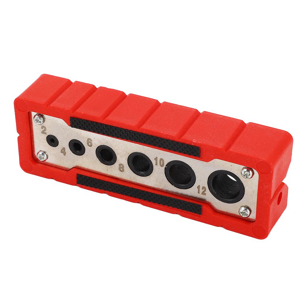 Handheld Drill Guide 2 to 12mm Woodworking Drilling Locator Wood Doweling Hole Guide