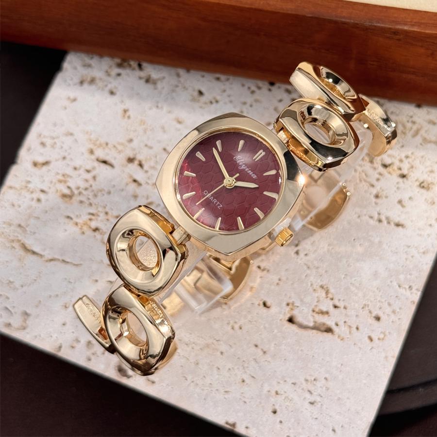 Women Irregular Shaped Bracelet Watch Square Wristwatch