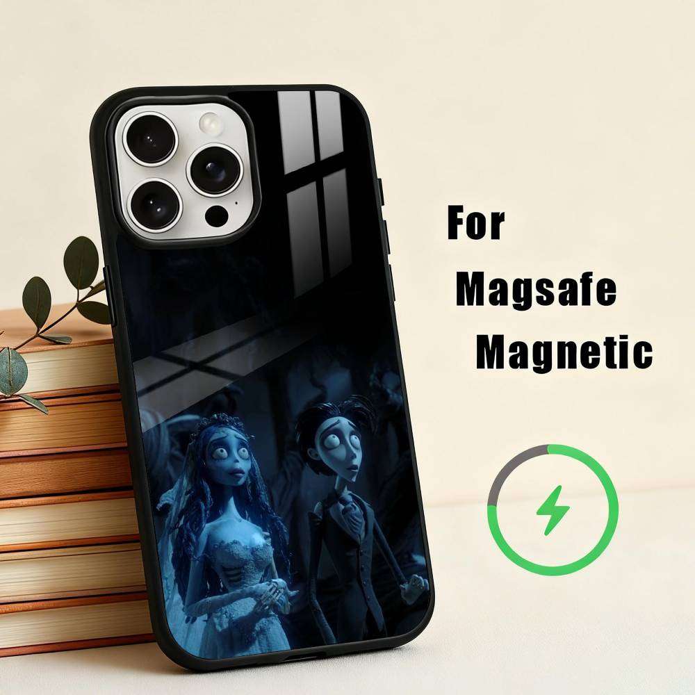 CB C-Corpse B-Bride-s H-Horror-R Phone Case For iPhone 17,16,15,14,13,12,Plus,Pro,Max for Magsafe Magnetic Wireless Charging