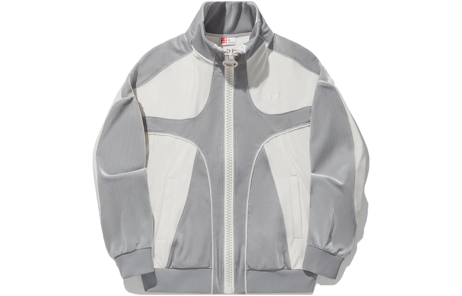 Li Ning Jackets & Coats Women s Ecru Ultimate Gray AFDU268-3 S