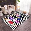 K-on! Group Pose Themed Anti-Slip Rugs - Polyester Home Decor, Suitable for Bedrooms, Living Rooms, Doorways, Studios, and Decorations