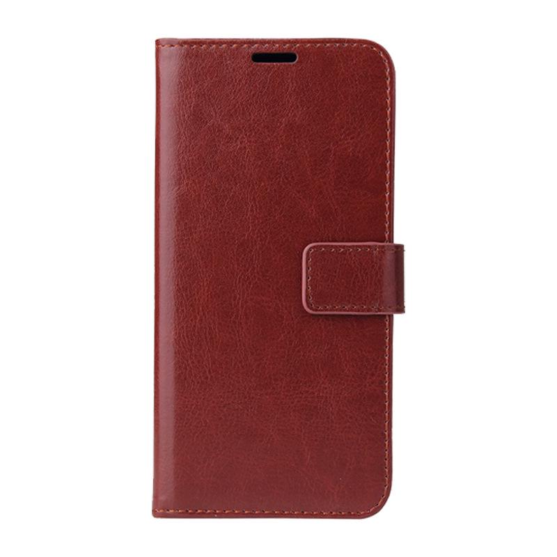 Huawei Enjoy 70X & iPhone 7 Pro Max Case - Crazy Horse Pattern Leather Flip Cover
