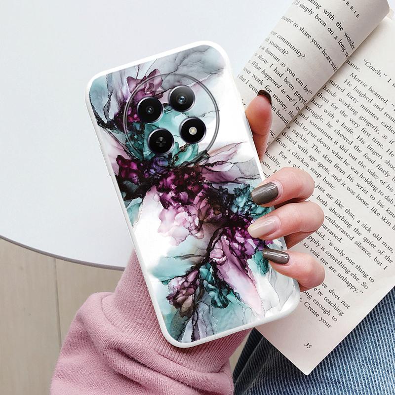 Luxury Case For Redmi 14C 4G 14R 5G A4 Note 14 Pro 5G Poco C75 Fundas Marble Art Pattern Soft TPU Protection Cover Shockproof