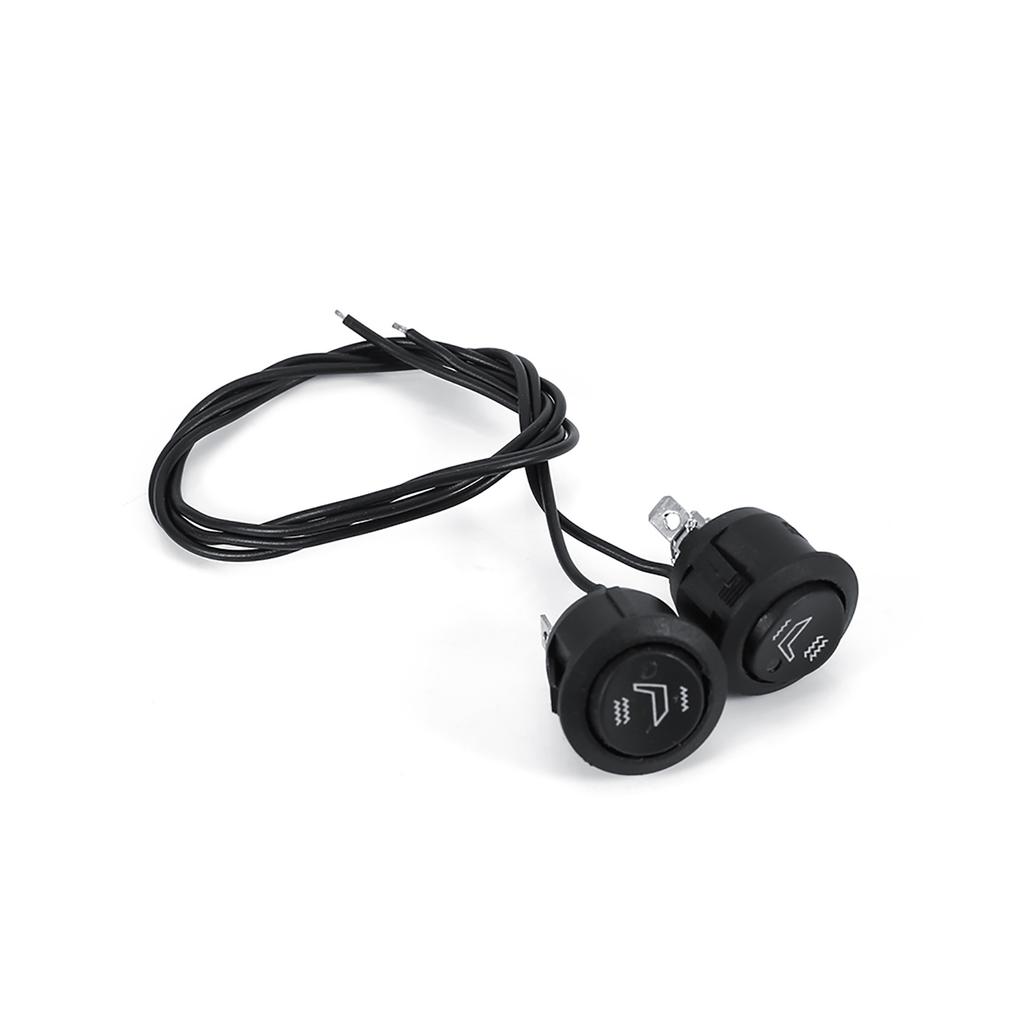 2x Car Seat Heater Switch Universal 3 Pin Round Heated Rocker Hi Low Off Control