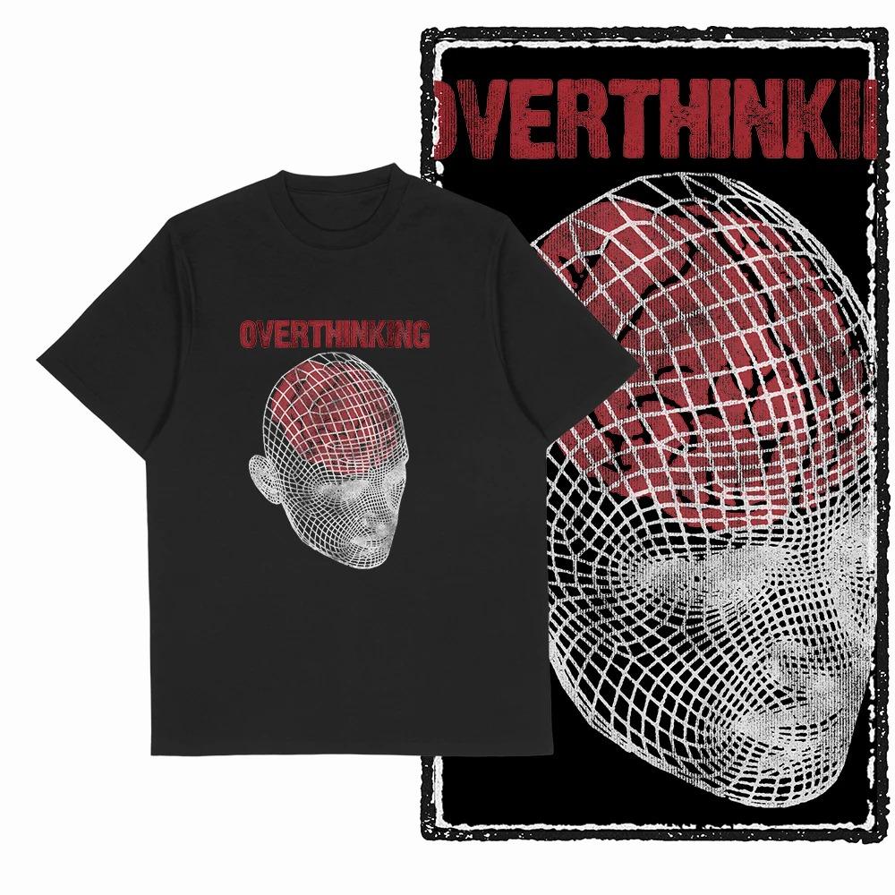 2026 Coolmind U0014-T2 1984 Graphic Print Unisex T Shirt O-Neck Loose Tshirt Men Women Cotton Tee Shirts