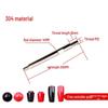 Double-Ended Threaded Stainless Steel Drill Handle Lever