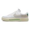 Nike Court Legacy Lift Beyaz Stadyum Yeşili Kadın Spor Ayakkabı Hindistan Cevizi Sütü Zirve Beyaz FJ5483-100