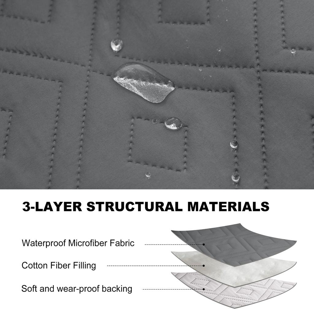 1PC Water Repellent Recliner Chair Cover Armchairs Slipcover Sofa Couch with Adjustable Elastic Strap Furniture Protector