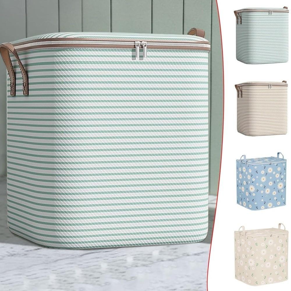 Non-Woven Fabric Quilt Storage Bag Large Capacity Wardrobe Sorting Storage Bucket Home