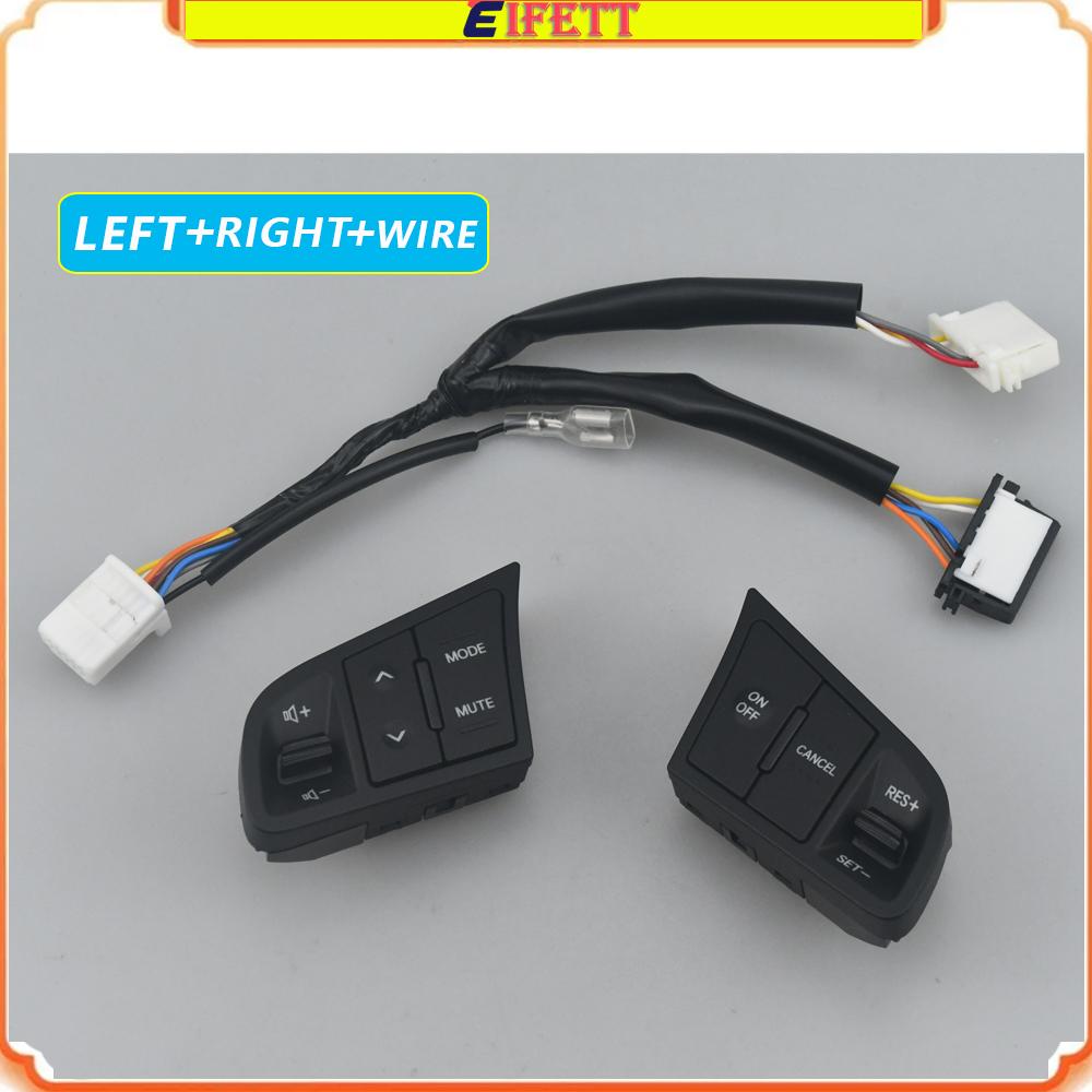 Left + Right + Wire Steering Wheel Control Button Cruise Switch For Kia Forte Shuma Cerato Koup 2008 2009 2010 2011 2012 Switch