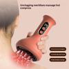 Rechargeable Scraping Massager Vibration Hot Compress Meridian Brush Body Shaping Lymphatic Detoxification Dredging