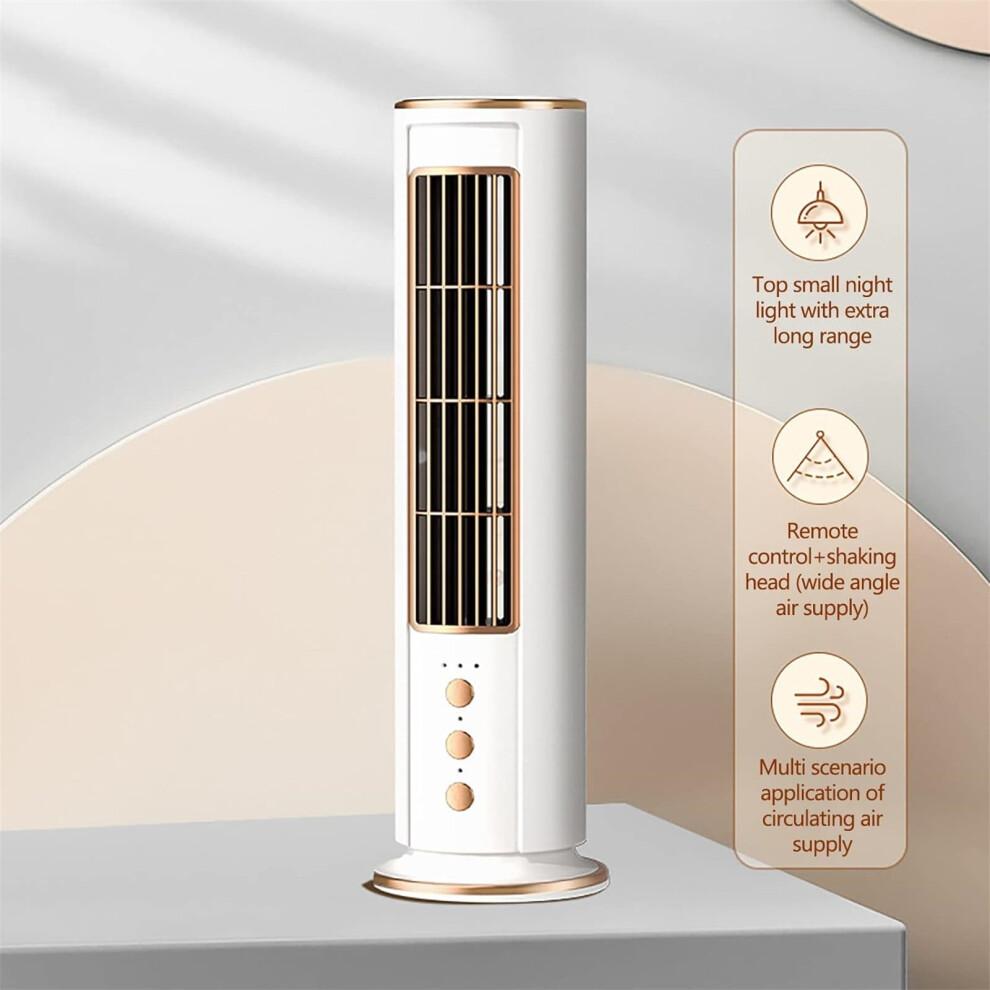 Quiet Bladeless Tower Fan, 3 Speed Portable Mini Fan for Bedroom, Home Office, Compatible with Personal Use