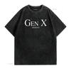 Gen X Whatever T Shirt Funny Saying Quote For Women Vintage Washed Versatile Slightly Casual Unisex Soft Top For Everyday Wear