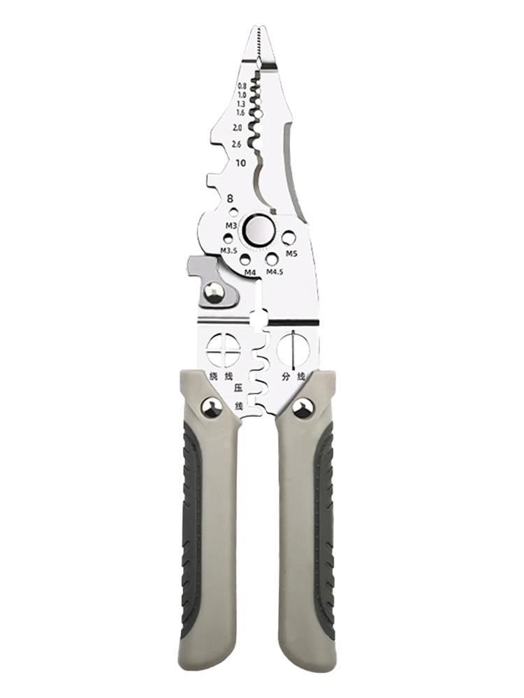 Wire Stripper Decrustation Pliers Crimper Cable Stripper Cutter Multifunctional Wire Repair Tool Pliers Hand Tools