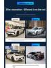 Zeekr 001 Body Kit: Carbon Fiber Front Lip, Side Skirts, Rear Diffuser, Spoiler, Roof Spoiler.