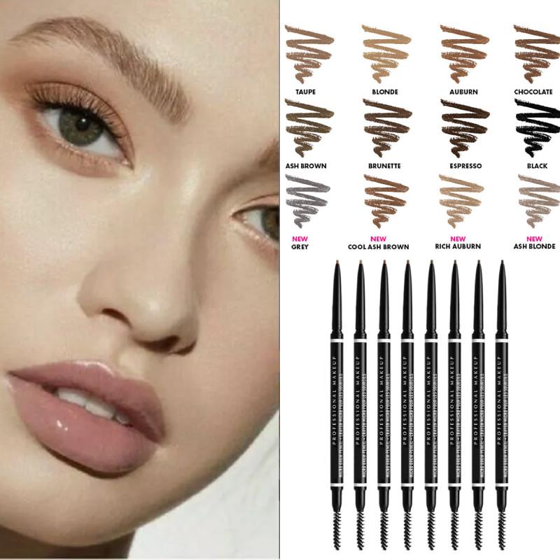 Micro Eye Brow Pencil Dual-ended Precision Brow Pencil For Natural Long-lasting Look