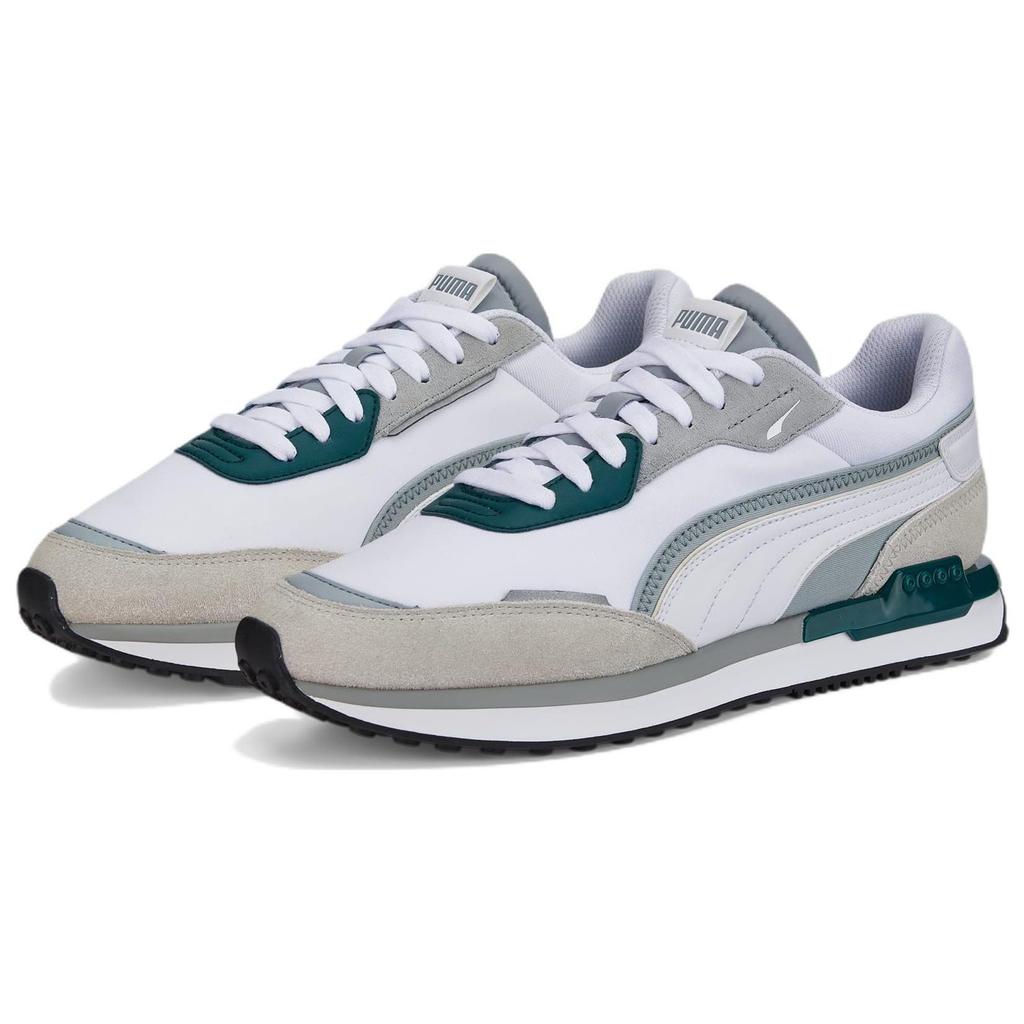 Puma City Rider White Nimbus Cloud Unisex Sneakers Black 382044-20