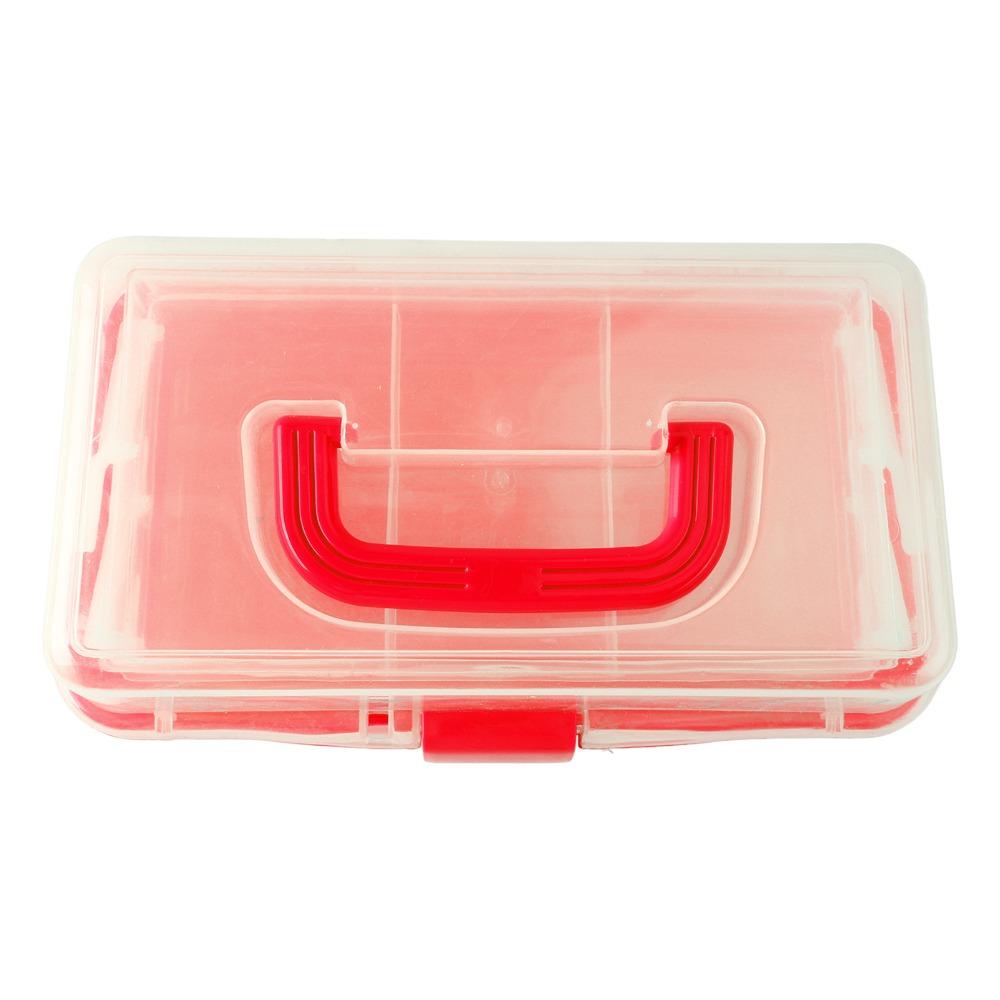 Three Layer Three Layer Storage Box Plastic Multipurpose Organizer  For Sewing Supplies