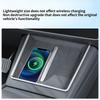 Wireless Charging Decorative Strip Frame for Tesla Model 3 Highland 2024 2025 Chrome Plated Interior Anti Scratch Accessories