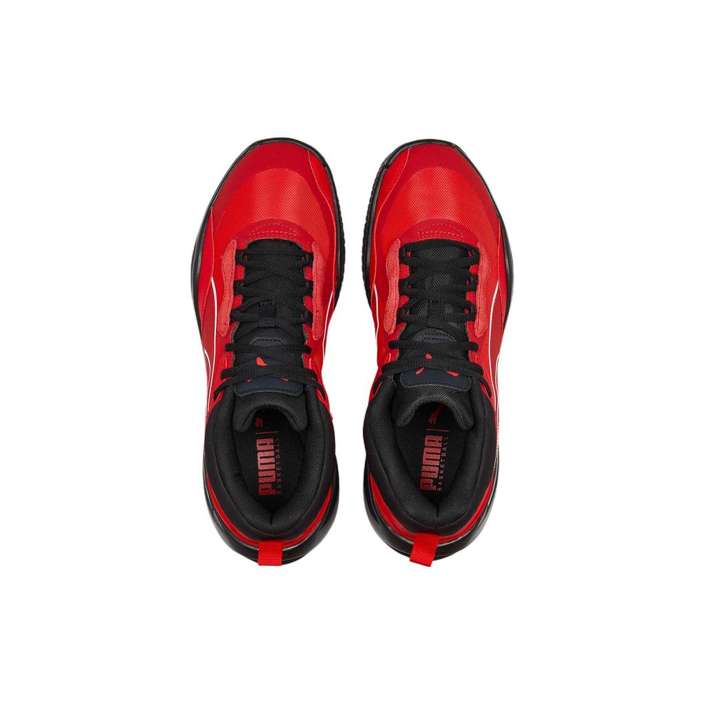 Puma Playmaker Pro High Risk Red Jet Black Men Sneakers 377572-01
