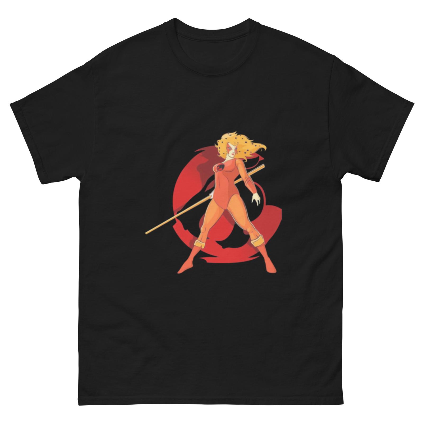 ThunderCats Cheetara Tee, Classic Cartoon Character, Black ThunderCats T-Shirt Mens Womens Tees Top M