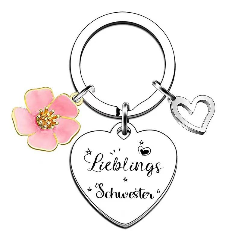 Pendant Gift Mothers Day Gift Stainless Steel Keychain Stainless Steel Keychain for Mothers Day and Fathers Day Backpack Bag Pendant