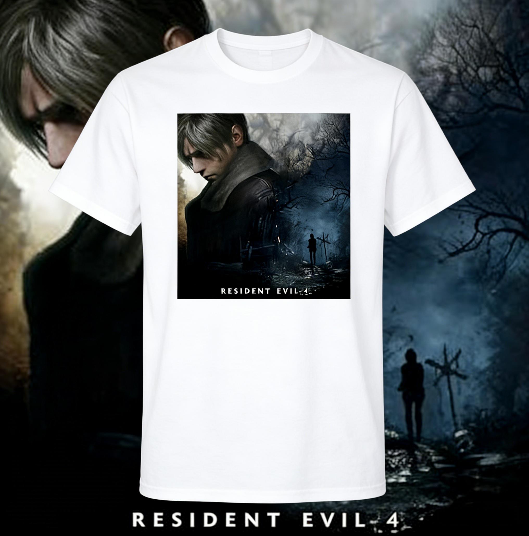 

2026 Новая Мода Resident Evil Хлопковая Футболка Уличная Одежда Дышащая Футболка Унисекс Высокое Качество Оверсайз Футболка Мужчины Женщины Т... S разноцветный