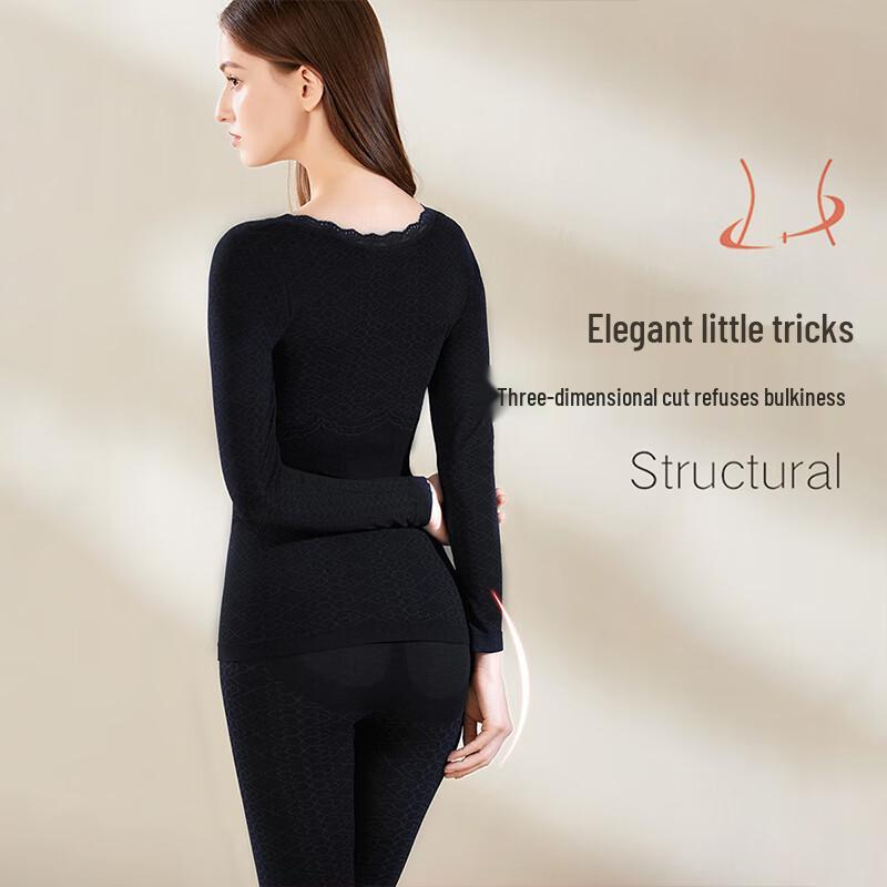 Langsha Women's Slim-Fit Thermal Underwear Set