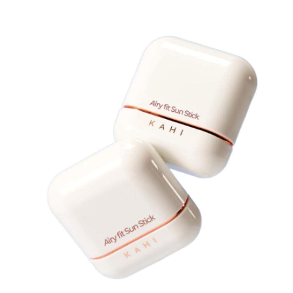 Kahi Airy Fit Sun Stick SPF50+ PA++++ — Lightweight UV Protection Stick (14g × 2)