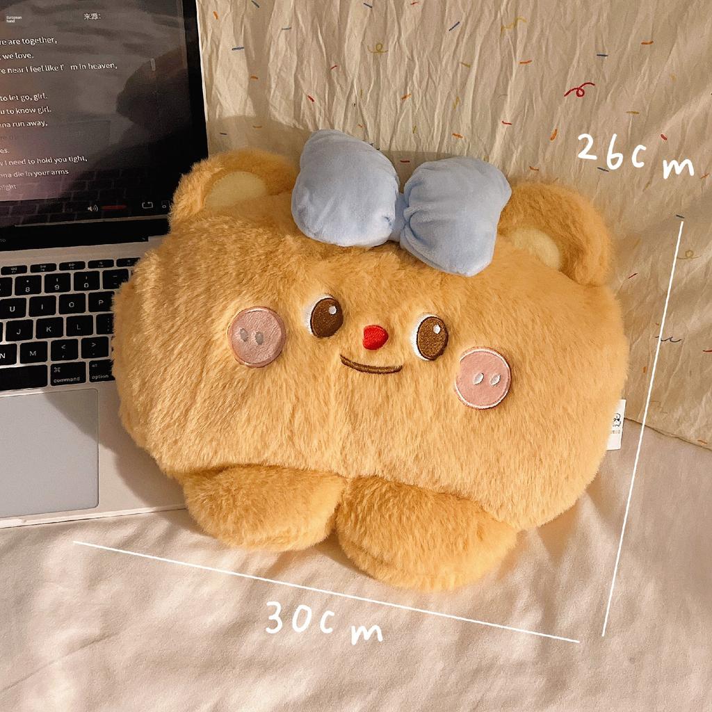 Kitten Hot Water Bag Can Be Inserted Flashlight Hot Water Bag Charging Explosion-Proof Hand Warmer Electric Warming Hand Warmer Stuffed Hot-Water Bag