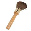 Ergonomic Handle Broken Hair Brush Beech Wood Barber Neck Duster Wooden Neck Duster  Barber Use