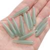 5Pcs/pack Long Water Drop Beads Charm Resin Imitation Jade Water Drop Pendant Jewelry Pendant DIY Necklace Accessories