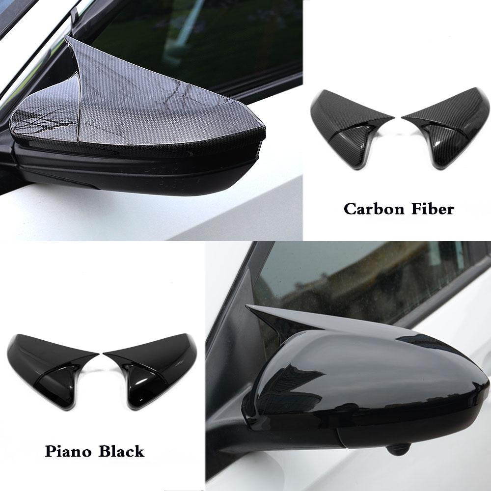 Car ABS Chrome Stick Rear View Rearview Side Glass Mirror Cover Trim Frame For Honda Civic 10th 2016 2017