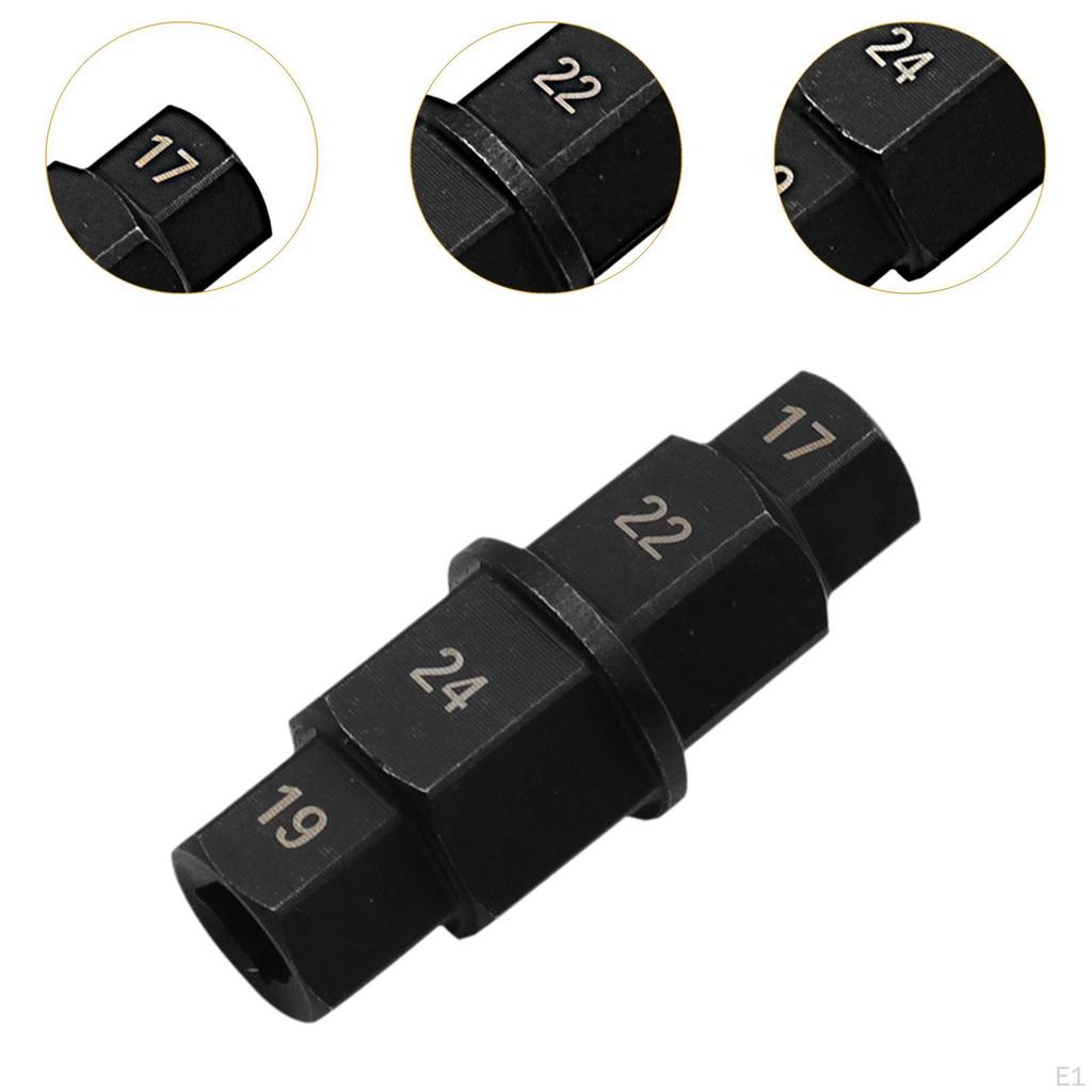 Sechskant-Achswerkzeug Spindel Stecknuss Antrieb Zubehör 17/19/22/24mm Ausbau für Motorradreparatur