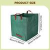 Lawn Garden Bag Leaf Reusable Storage Container with Handles for Debris Leaves