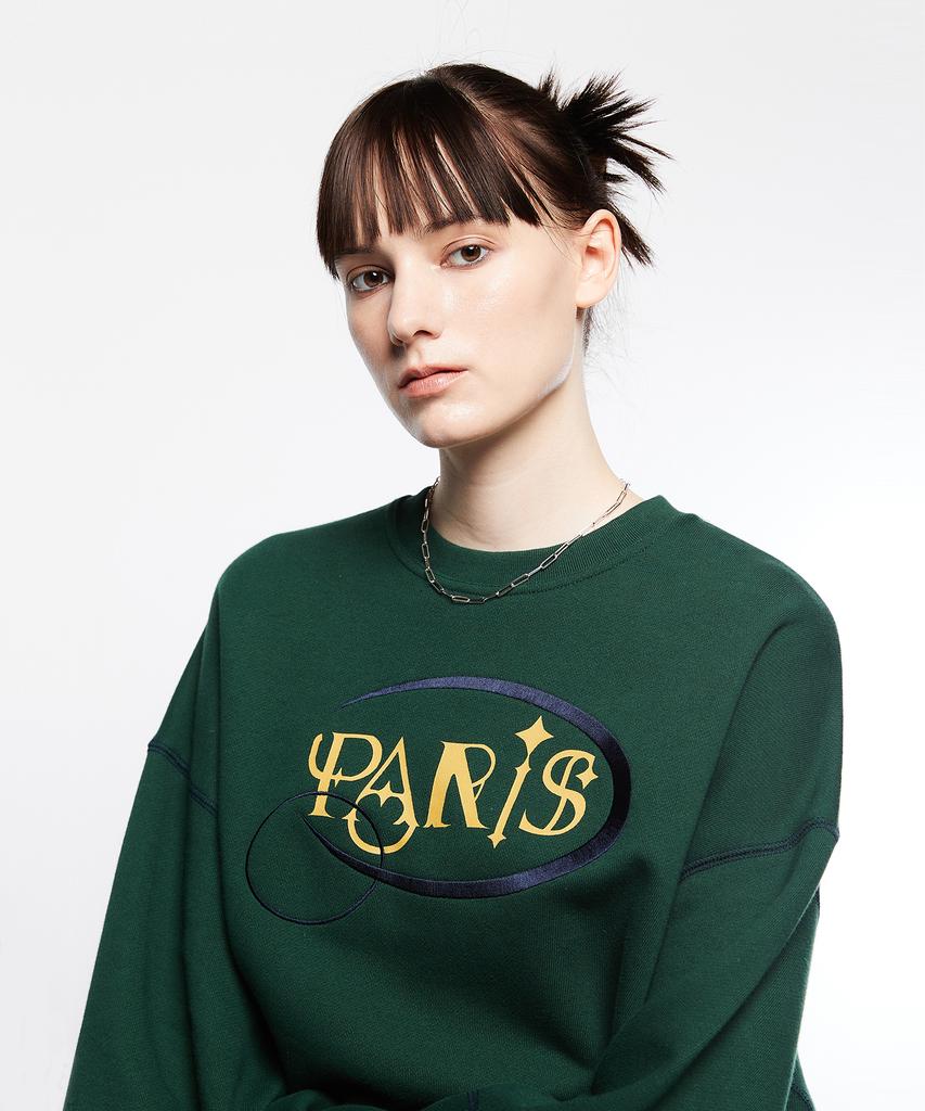 LARTIGENT L7 Paris Sweatshirt(Green)