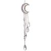 1pc Exquisite Gold/Silver/Rose Gold Color Crystal Moon Hair Clip Tassel Hairpins Brushes Long Hair Accessories