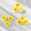 100PCS 4CM Mini Silk Daisy Artificial Flowers Party Wedding Decorative Home Decoration Christmas Wreath Fake Sunflower Cheaper