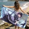 Game Ellen Joe Zenless Zone Zero Shark Cute Towel Soft Dry Beach Towels Trip Towel Swim Summer Vacation Bathing Pool Camp Gift