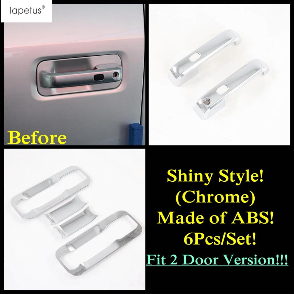 Carbon Fiber Side Door Handle Bowl Decoration Protection Cover Trim Accessories For Ford F-150 / Raptor 2015 -  2 / 4 Door