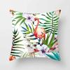 Tropical Plants Cactus Monstera Palm Leaf Pillow Cover Green Summer Decor For Home Living Room Throw Pillow