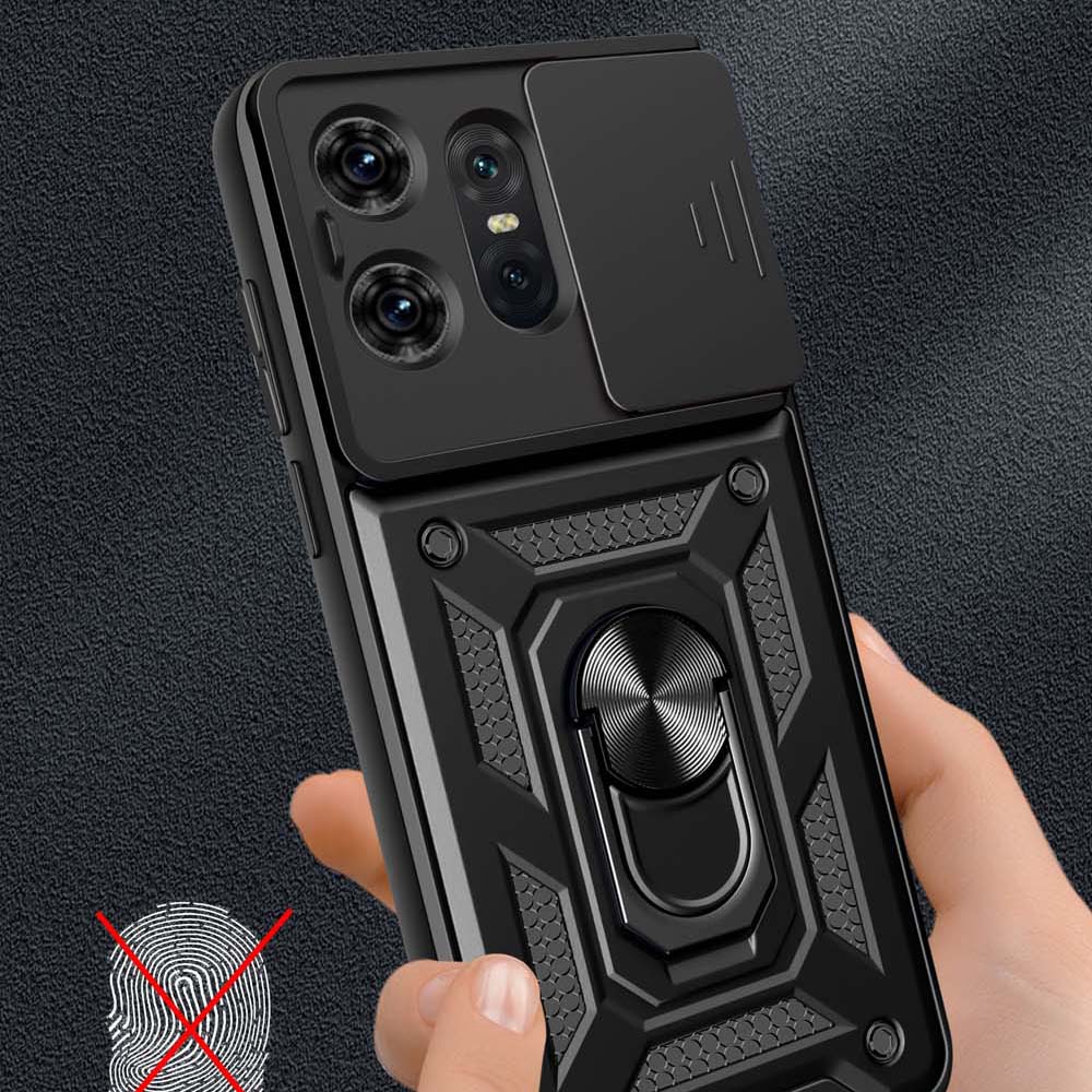 Slide Camera Lens Protector Armor Case For Motorola Moto Edge 50 40 30 Ultra Neo Fusion Military Grade Bumpers Ring Cover