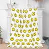 Happy Smiley Face Flannel Blanket Lunch Break Blanket Holiday Gift Pink Checkerboard Print